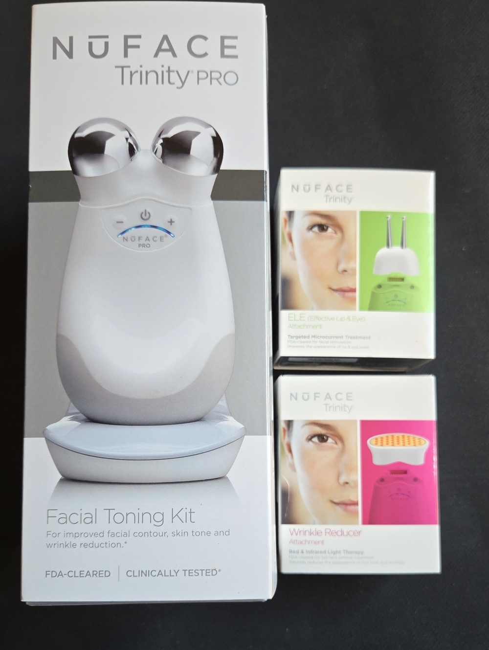 NuFACE Trinity PRO Facial Toning Kit Facial Toning Kit NWT with Attachments